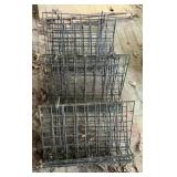 14 Black Metal Wire Garden Storage Racks Shelves