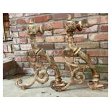Antique Cast Iron Architectural Brackets (Pair)