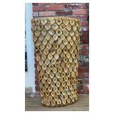 Pazzaz Interiors Large Applied Fish Scale Ceramic