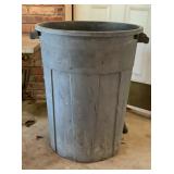 Large Plastic Trash Can with Side