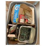 Hardware and Fastener Bin Lot, Wire