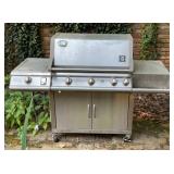 Stainless Steel Four Burner Propane Gas Grill with