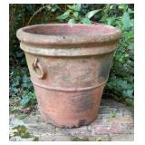 Large Terracotta Garden Planter with Ring Handles