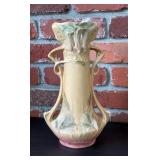 Antique Art Nouveau Floral Ceramic Vase