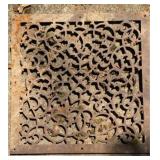 Ornate Cast Iron Architectural Garden Grate Panel