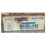 Golden Harvest Mason Jars with Bands and Lids