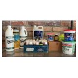 Chemicals Qwikcrete, marble sealer, spackle