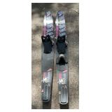 Vintage Precision Flex Sport Water Skis, Glass