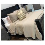 Lili Alessandra Bedding, Pillows and Gold Accent
