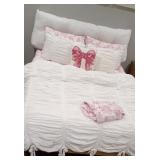 LoveShackFancy Pink & White Floral Bedding Set