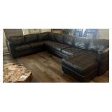 Barrett Roma SP 100% Leather Modular Sectional