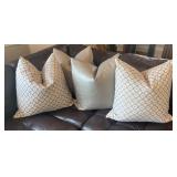DV Kap Home Designer Throw Pillow Lot, Geometric