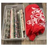 Sterilite rolling storage bin with Rifle Wrapping