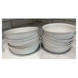 8 Pottery Barn Handcrafted Portugal Ivory