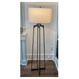 Modern Industrial Metal Tripod Floor Lamp with