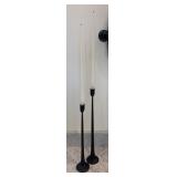 Arhaus Black Iron Taper Candlestick Holders