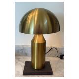 Modern Gold Mushroom Dome Table Lamp with D