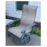 Outdoor Patio Swivel Rocker Chair Metal Frame
