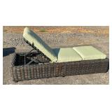 Weather Lane Outdoor Wicker Chaise Lounge with