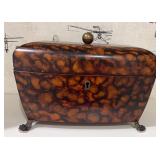 Global Views Faux Tortoiseshell Decorative Box