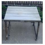 Frontgate Outdoor Patio Side Table Weathered W
