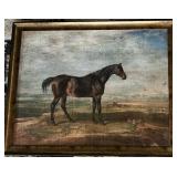 Large Framed Equestrian Horse Portrait Print w