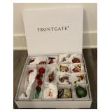 Frontgate 18-Piece Glass Christmas Ornaments