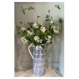 Fonte Nova Portugal Blue & White Floral Ceramic