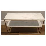 Pottery Barn Delaney Marble Media Console with