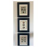 Vintage Ornithology Bird Egg Lithograph Prints
