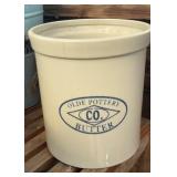 Olde Pottery Co Butter Crock, Red Shed Home &