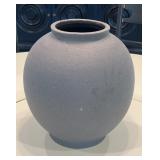 Le Fauci Garden Gray Textured Ceramic Round Vase