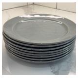 8 Pottery Barn Handcrafted Portugal Gray Ceramic