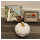 Fall & Religious Home Decor Lot, Stacey Snyder