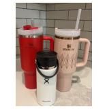 Stanley 40 Oz Quencher Tumblers Pink & Red with