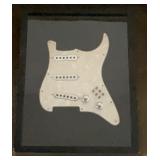 Framed Burns Tri-Sonic Electric Guitar Pickguard