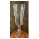 Glass Trumpet Pedestal Vase - Tall Wedding