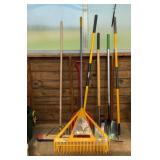 Mixed Long-Handle Yard & Garden Tool Lot True