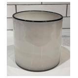 Large Champagne Glass Candle, 7 x 6.75 In