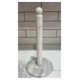 White Marble Paper Towel Holder, 13 x 6.25 In