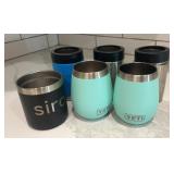 YETI Rambler Drinkware Lot 10 Oz Wine Tumblers,