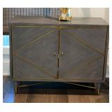 Hooker Furniture Two-Door Gray Wood Media Console