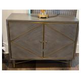 Hooker Furniture Two-Door Gray Wood Media Console