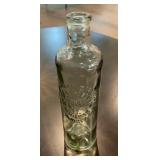 Warfield Embossed Whiskey Bottle 11 in tall Sun