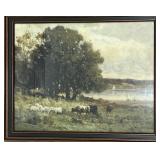 Sapan Shah Framed Pastoral Landscape Art Print