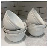 6 Pottery Barn Handcrafted Portugal Ivory C