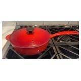 Le Creuset 21 Cerise Red Enameled Cast Iron 2.25