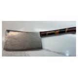 Vintage Briddell Solid Steel Meat Cleaver Large