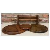Rolling Pin Paper Towel Holder, Bard's Serving
