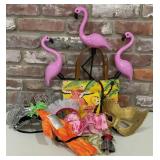 Flamingo Pink String Lights, Masks, Purse, Novelty